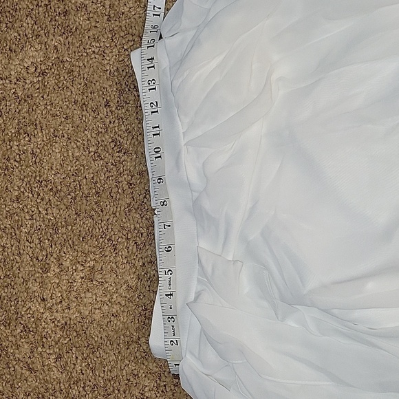 Two Piece White Lace Bohemian Boho Wedding Dress Size 4 Mint Condition - Picture 15 of 16